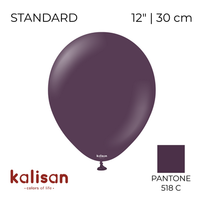 Kalisan 12" | Standard 65 Plum (100 pcs)