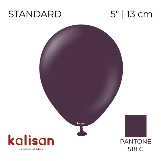 Kalisan 5" | Standard 65 Plum (100 pcs)