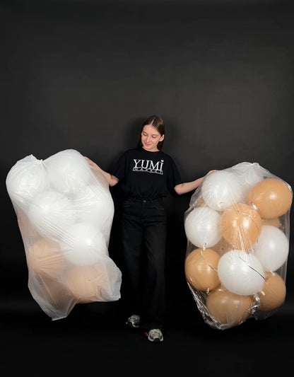 Balloon Transport Bags for 20 Inflated Balloons -  Clear (50 pcs)