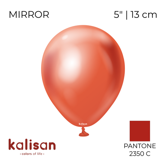 Kalisan 5" | Mirror 107 Red (100 pcs)