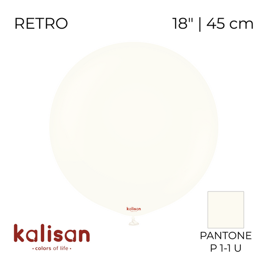 Kalisan 18" | Retro 60 White (25 pcs)