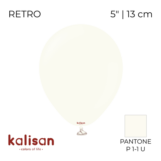 Kalisan 5" | Retro 60 White (100 pcs)