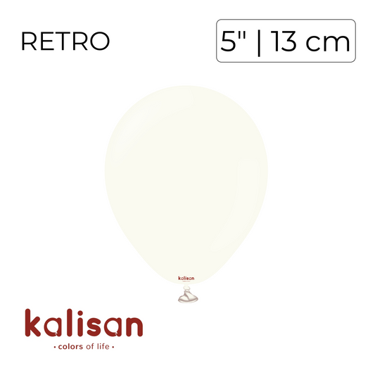 Kalisan 5" | Retro White (100 pcs)