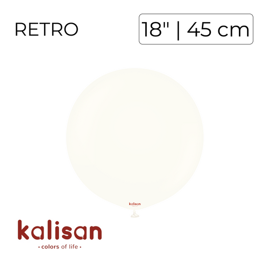 Kalisan 18" | Retro White (25 pcs)