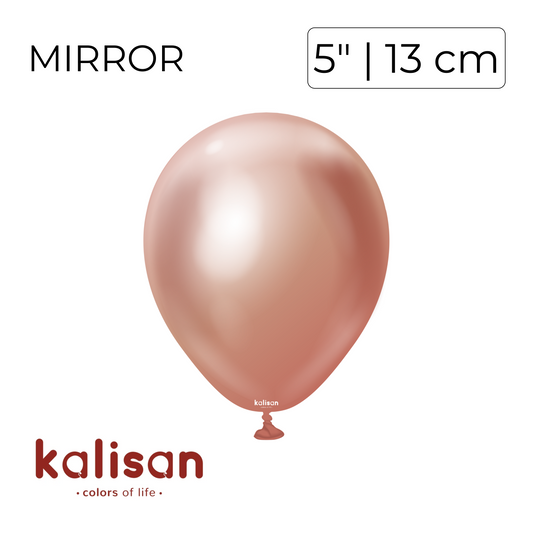 Kalisan 5" | Mirror Rose Gold (100 pcs)