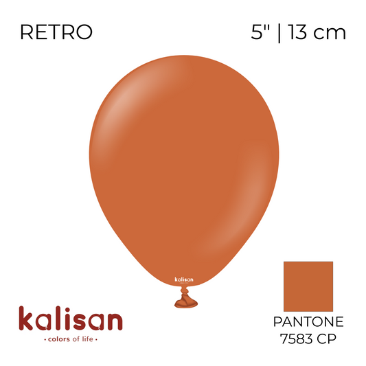 Kalisan 5" | Retro 61 Rust Orange (100 pcs)
