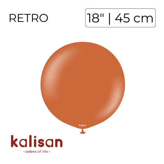 Kalisan 18" | Retro Rust Orange (25 pcs)