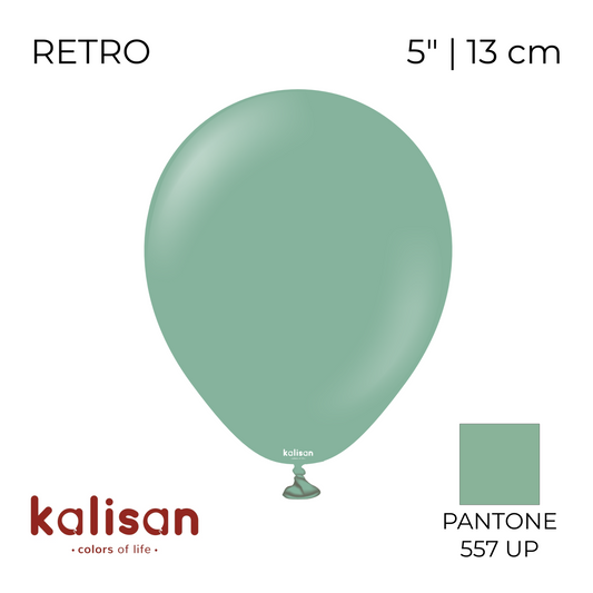 Kalisan 5" | Retro 44 Sage (100 pcs)
