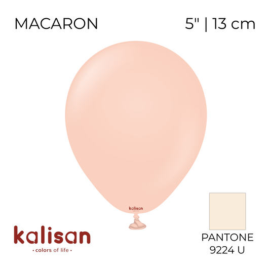 Kalisan 5" | Macaron 13 Salmon (100 pcs)