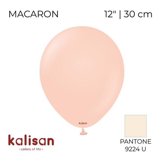 Kalisan 12" | Macaron 13 Salmon (100 pcs)
