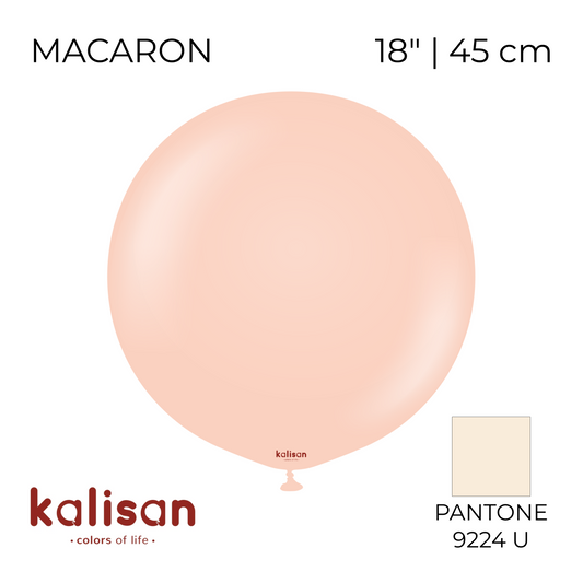 Kalisan 18" | Macaron 13 Salmon (25 pcs)