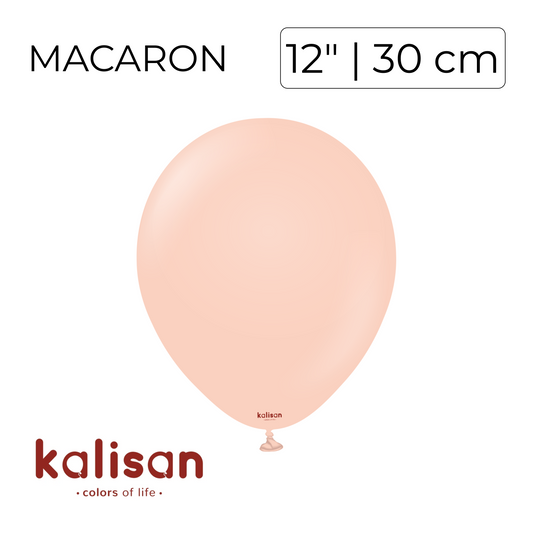 Kalisan 12" | Macaron Salmon (100 pcs)