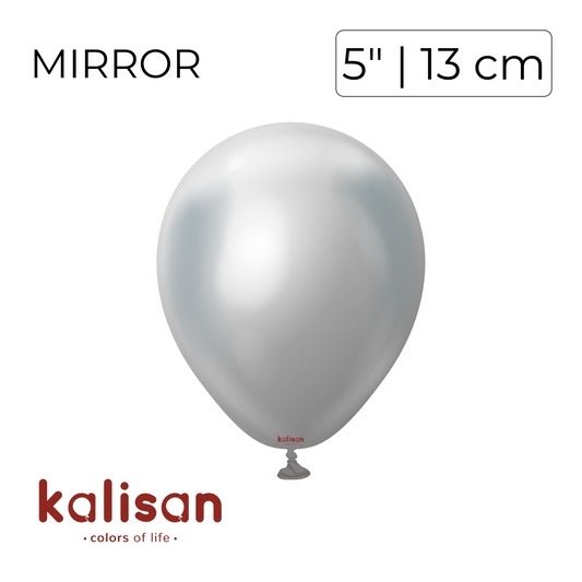 Kalisan 5" | Mirror Silver (100 pcs)