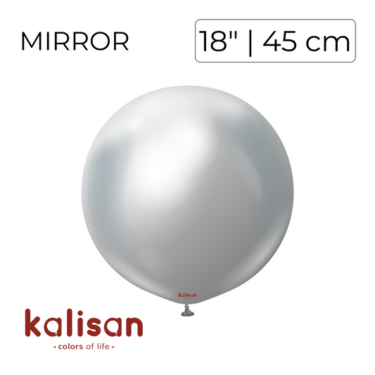 Kalisan 18" | Mirror Silver (25 pcs)