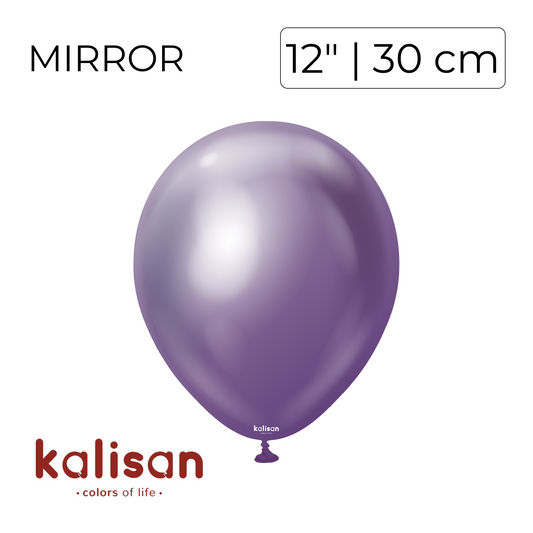 Kalisan 12" | Mirror Violet (50 pcs)