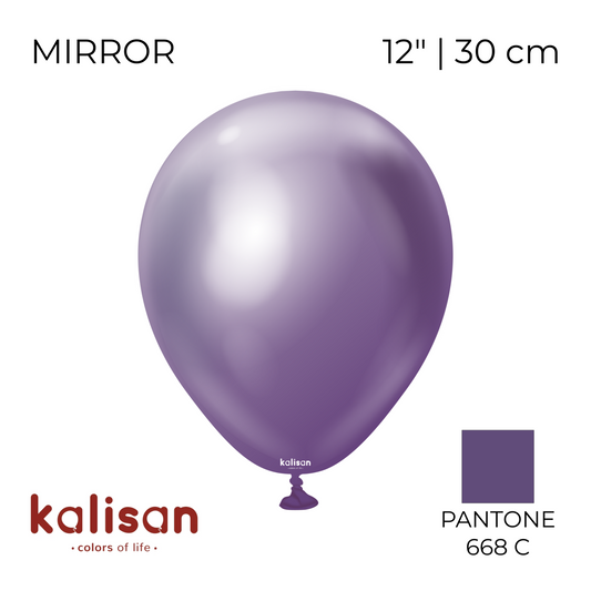 Kalisan 12" | Mirror 106 Violet (50 pcs)