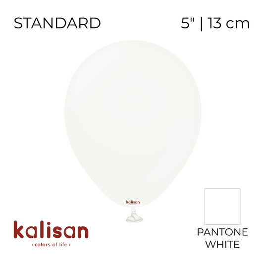 Kalisan 5" | Standard 20 White (100 pcs)