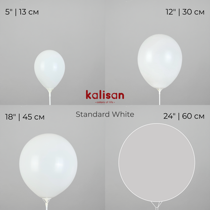 Kalisan 18" | Standard 20 White (25 pcs)