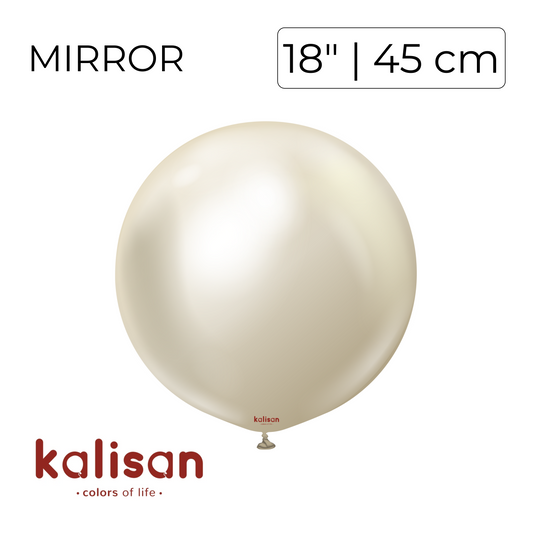 Kalisan 18" | Mirror White Gold (25 pcs)