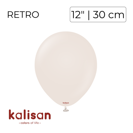 Kalisan 12" | Retro White Sand (100 pcs)