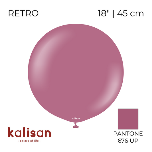 Kalisan 18" | Retro 15 Wild Berry (25 pcs)