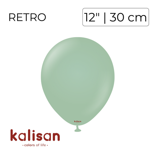 Kalisan 12" | Retro Winter Green (100 pcs)