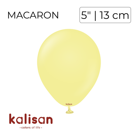 Kalisan 5" | Macaron Yellow (100 pcs)