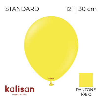 Kalisan 12" | Standard 23 Yellow (100 pcs)