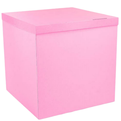 Surprise cardboard balloon box - Light pink