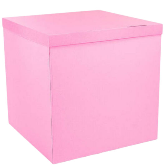 Surprise cardboard balloon box - Light pink