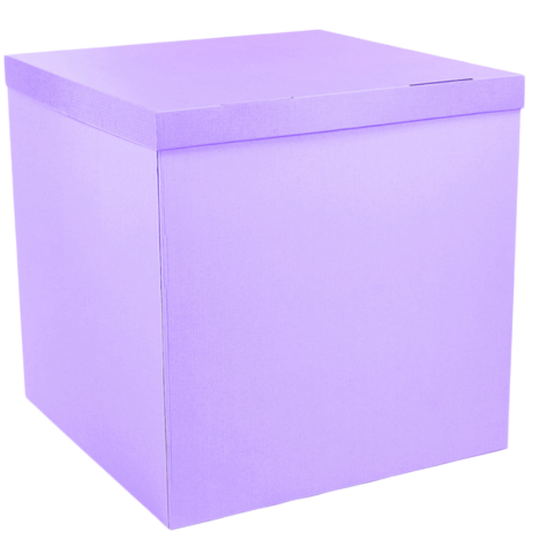 Suprise cardboard balloon box - Lilac